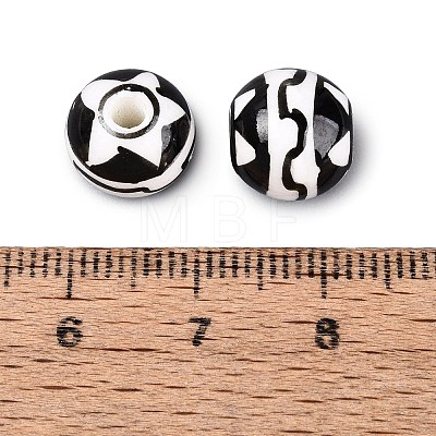 Handmade Porcelain Beads PORC-Q007-07B-1