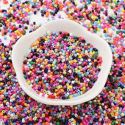 Baking Paint Glass Seed Beads SEED-S042-05B-48-1