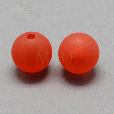 Transparent Acrylic Ball Beads FACR-R021-10mm-04-1
