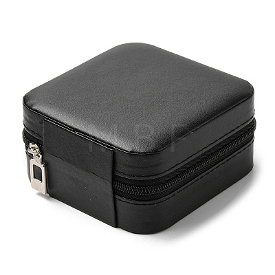 Sqaure PU Leather Jewelry Box PAAG-PW0012-07E-1