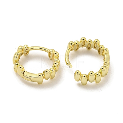 Brass Hoop Earrings EJEW-L211-010F-G-1