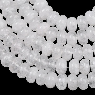 Dyed Natural White Jade Beads Strands G-G107-A35-01-1