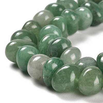 Natural Green Aventurine Beads Strands G-G053-C08-01-1