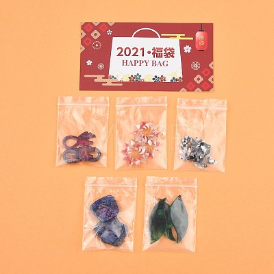 2021 Lucky Bag! Random 5 Styles Cellulose Acetate(Resin) Lucky Bag! DIY-LUCKYBAY-66-1