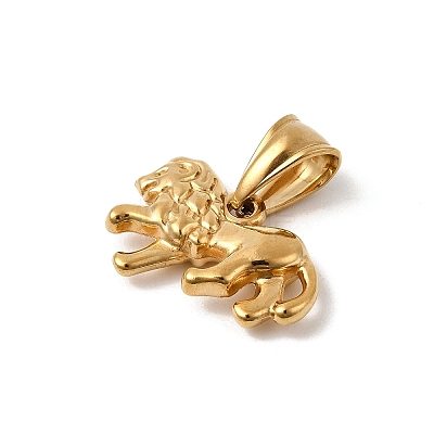 Animal Theme 304 Stainless Steel Pendants STAS-B167-27E-G-1