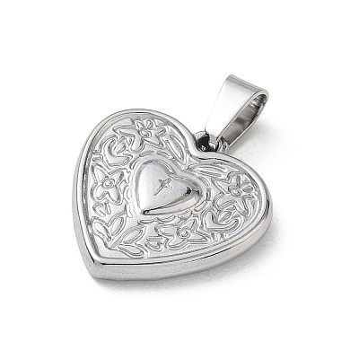 304 Stainless Steel Pendants SA-CBA34D4-01B-P-1