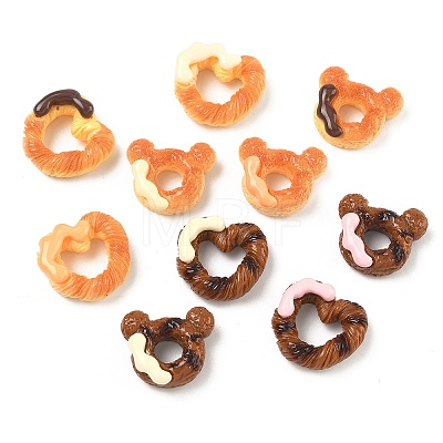Opaque Resin Cabochons RESI-K030-10-1