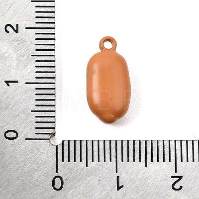 Spray Painted Alloy Pendants AL-CBAD39A-01A-1