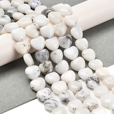 Natural White African Opal Beads Strands G-H005-C10-01-1