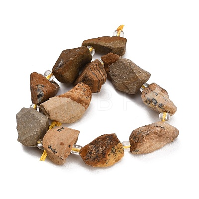 Natural Picture Jasper Beads Strands GG-CBA0B77-A08-03-1