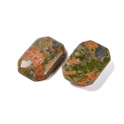 Natural Unakite Cabochons G-B085-01A-06-1