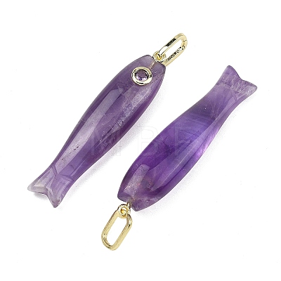 Natural Amethyst Carved Pendants GG-CBA8D06-01G-10-1