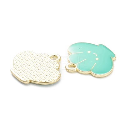 Alloy Enamel Pendants ENAM-I051-15LG-02-1