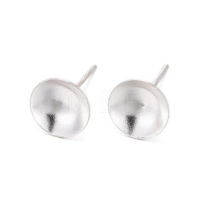 925 Sterling Silver Ear Stud Findings STER-K167-043E-S-1