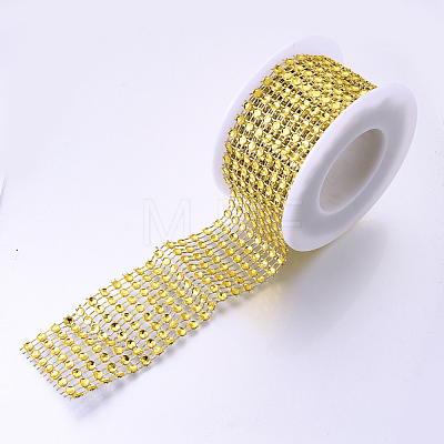8 Rows Plastic Diamond Mesh Wrap Roll OCOR-N005-001A-1