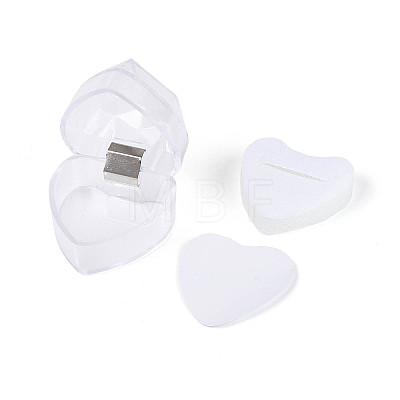 Valentine's Day Transparent Acrylic Ring Storage Boxes OBOX-T001-01B-1