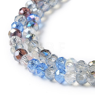 Glass Beads Strands EGLA-A034-M03-1