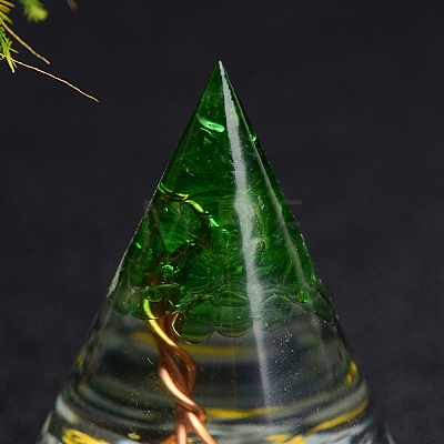 Orgonite Cone Resin Display Decorations PW-WG4EF50-01-1