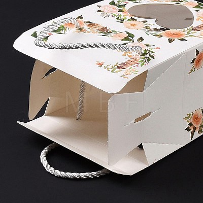 Rectangle Paper Gift Boxes with Handle Rope CON-B010-02B-1