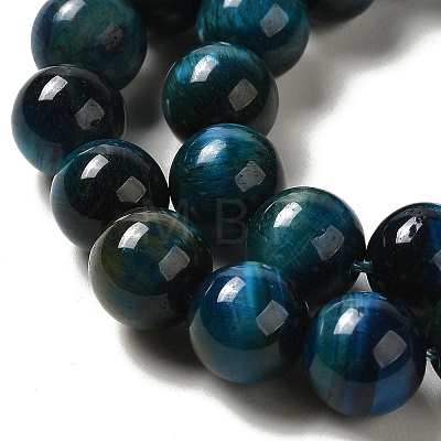 Dyed Natural Tiger Eye Beads Strands G-G102-A02-04-1