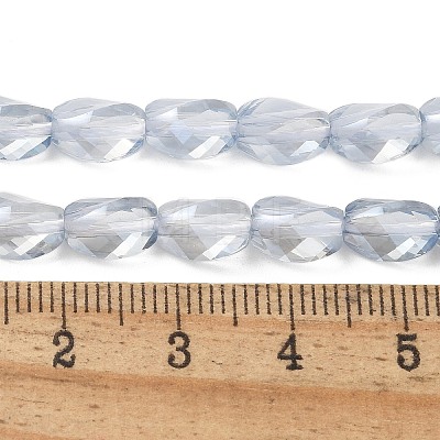 Electroplate Glass Beads Strands EGLA-L045-C-PL03-1