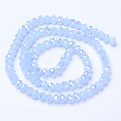 Electroplate Glass Beads Strands EGLA-A034-J3mm-B02-1