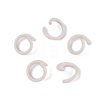 Spray Painted Iron Open Jump Rings IFIN-T017-04C-19-1