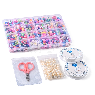 DIY Candy Color Bracelet Making Kit DIY-FS0003-12-1