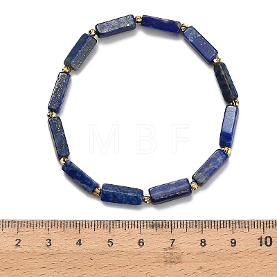 Natural Lapis Lazuli Beads Stretch Bracelets BJEW-F523-04-1