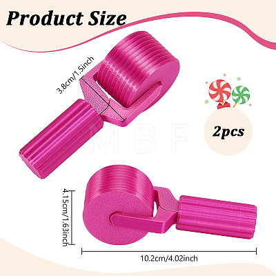Plastic Roller Brush AJEW-WH0886-56B-1