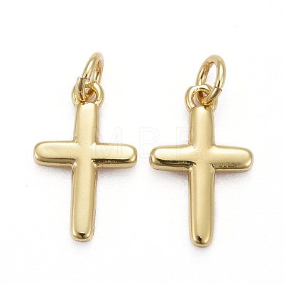 Brass Pendants KK-Z008-15G-1
