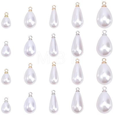 ABS Plastic Pearl Pendants FIND-BM0001-56A-1