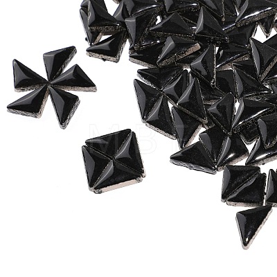 Triangle Porcelain Cabochons PW-WGD1E7C-17-1