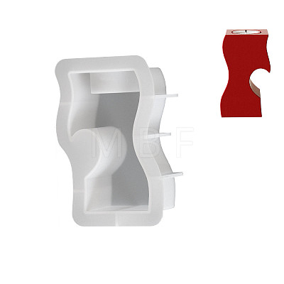 S Shape DIY Silicone Candle Molds SIL-F019-02B-1