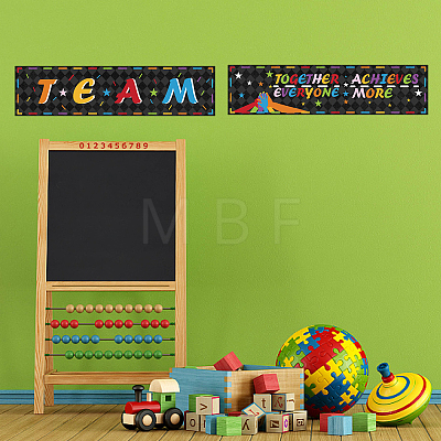Paper Hanging Banner Classroom Decoration AJEW-WH0340-003-1