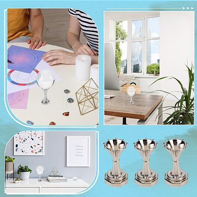 Alloy Crystal Ball Holders AJEW-WH0752-668P-1