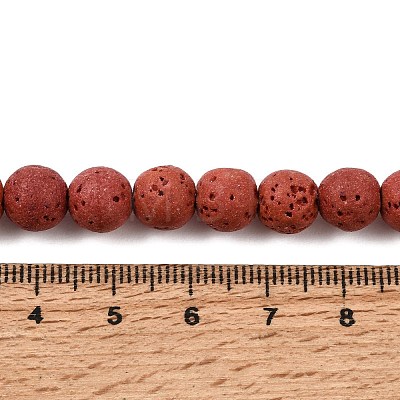 Dyed Synthetic Lava Rock Beads Strands GG-CBAAE19-06B-07-1