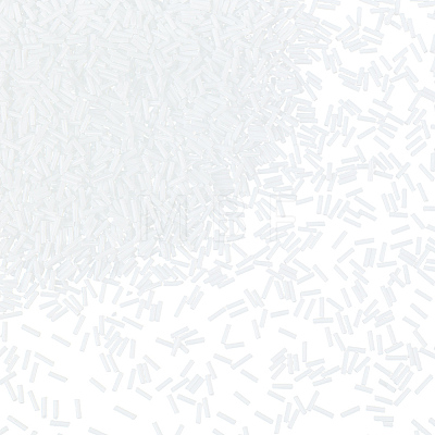3000Pcs Opaque Glass Bugle Beads GLAA-PA0001-86-1