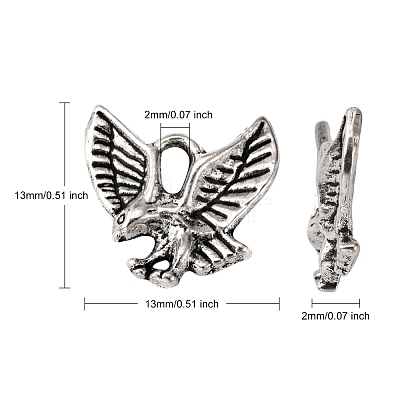 Tibetan Style Alloy Pendants TIBEP-20305-AS-NR-1
