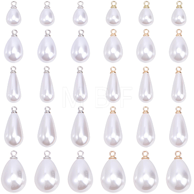 ABS Plastic Pearl Pendants FIND-BM0001-56A-1