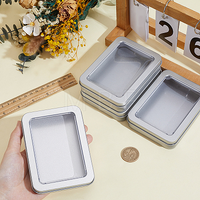 4Pcs Tinplate Box CON-CN0001-46-1