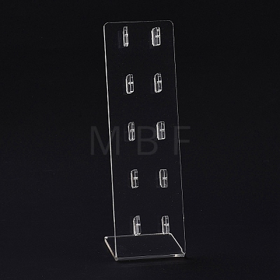 Transparent Acrylic Earrings Display Stands EDIS-G014-05-1
