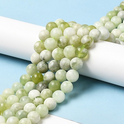 Natural New Jade Beads Strands G-K340-A01-03-1