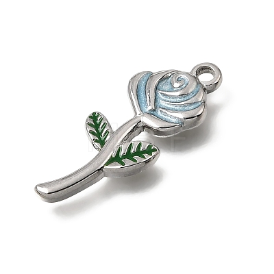 304 Stainless Steel Pendants STAS-N108-107P-01-1