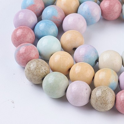 Natural Gemstone Imitation Rainbow Alashan Agate Strands G-O183-05B-1-1