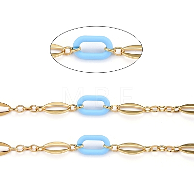 Handmade Brass Oval Link Chains CHC-H102-16G-A-1