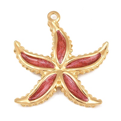 304 Stainless Steel Enamel Pendants SA-CBA033B-03G-03-1