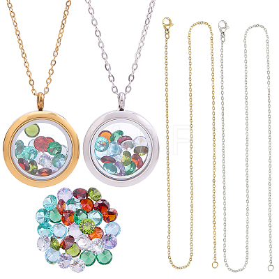 DIY Pendant Necklaces DIY-ME0003-02-1