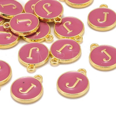 Golden Plated Alloy Enamel Charms ENAM-S118-08J-1