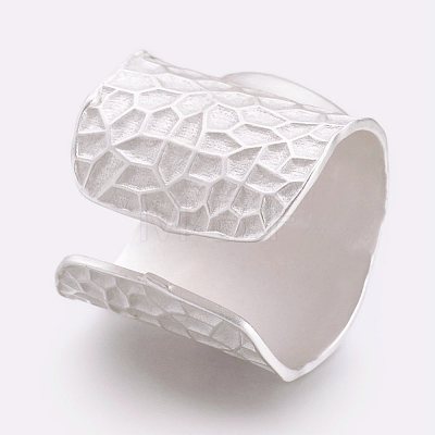 Cuff Brass Pad Finger Ring Settings X-KK-E703-01MS-1